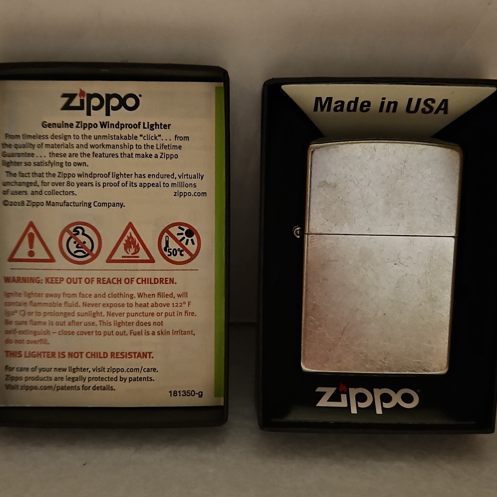 Zippo Silver Windproof Lighter